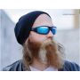 Очки защитные фотохромные Global Vision KickBack Photochromic (G-Tech™ blue) Anti-Fog, фотохромные синие зеркальные