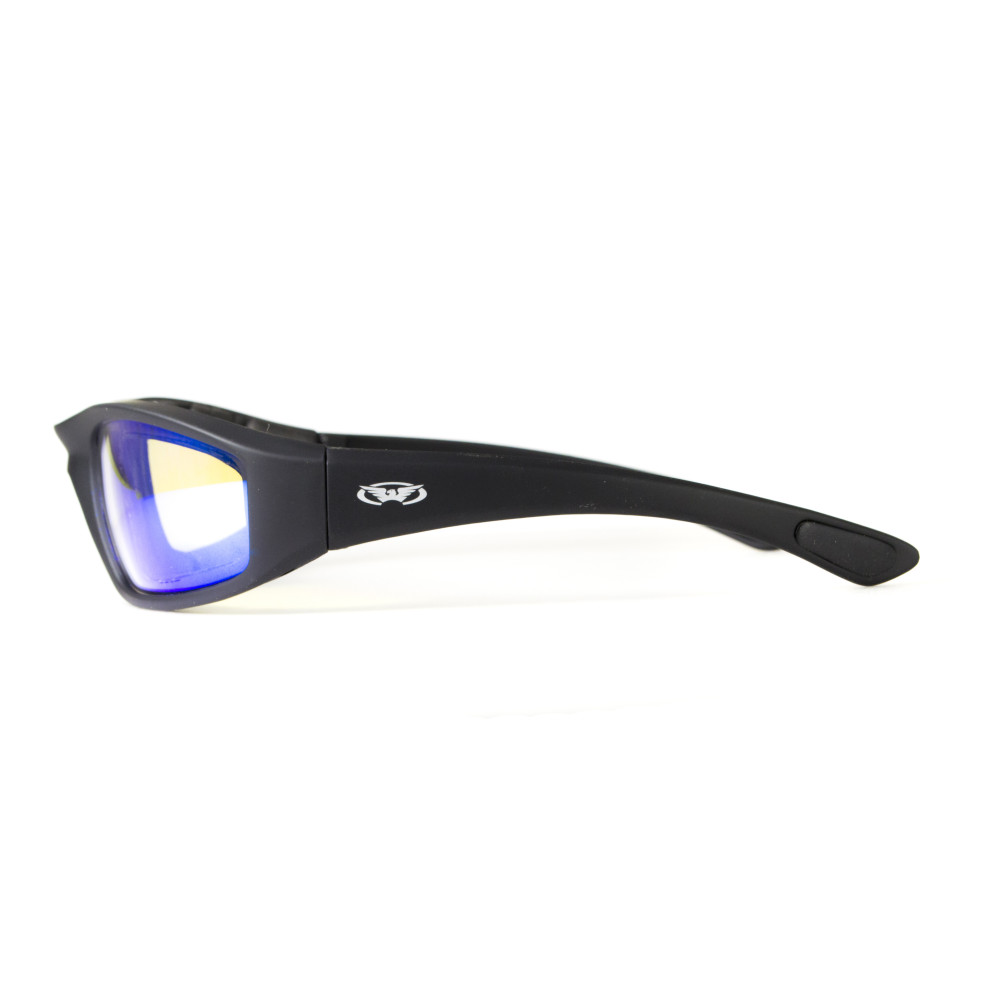 Очки защитные фотохромные Global Vision KickBack Photochromic (G-Tech™ blue) Anti-Fog, фотохромные синие зеркальные