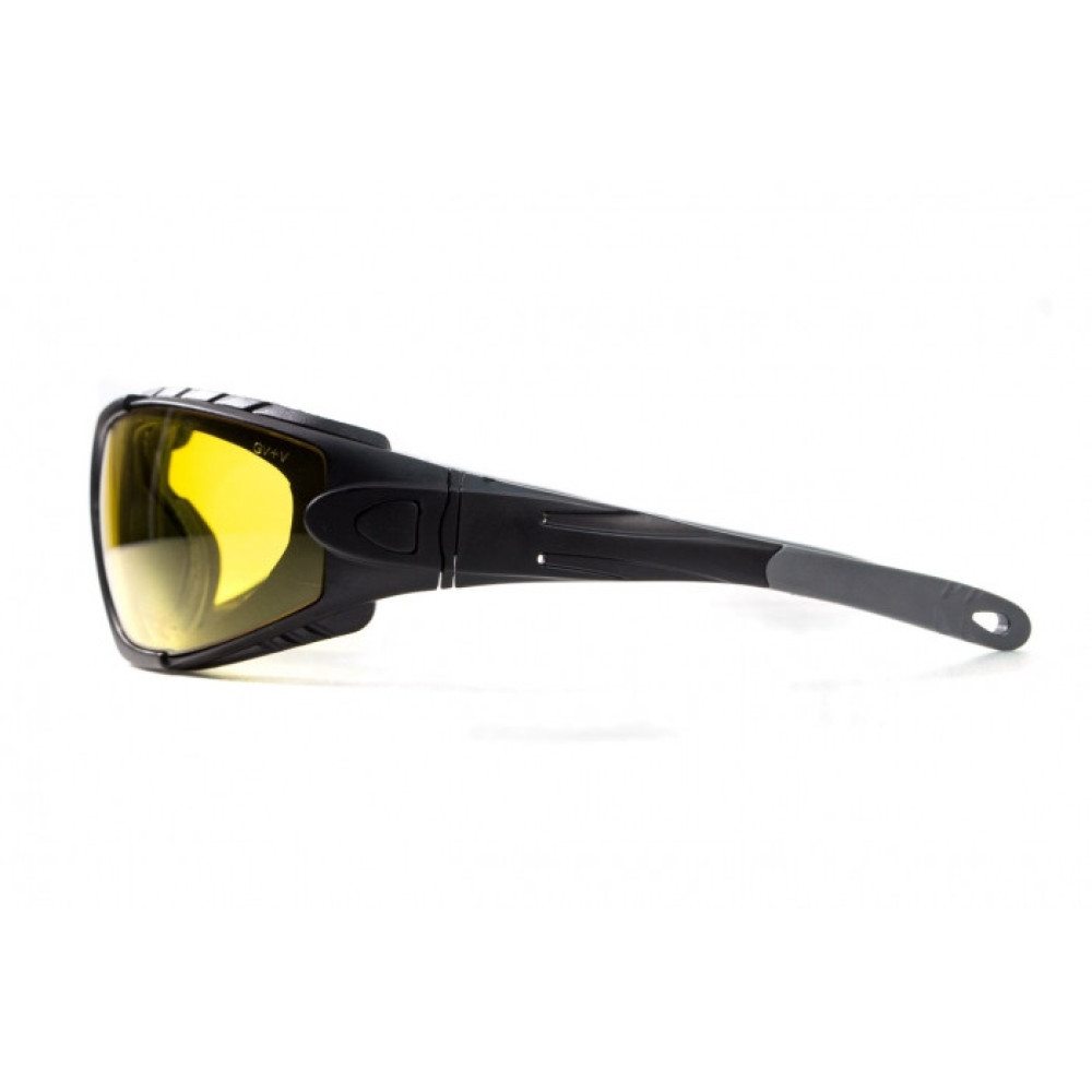 Очки защитные фотохромные Global Vision Shorty Photochromic (yellow) Anti-Fog, желтые фотохромные
