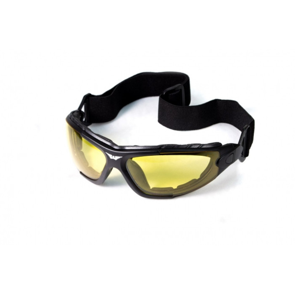 Очки защитные фотохромные Global Vision Shorty Photochromic (yellow) Anti-Fog, желтые фотохромные