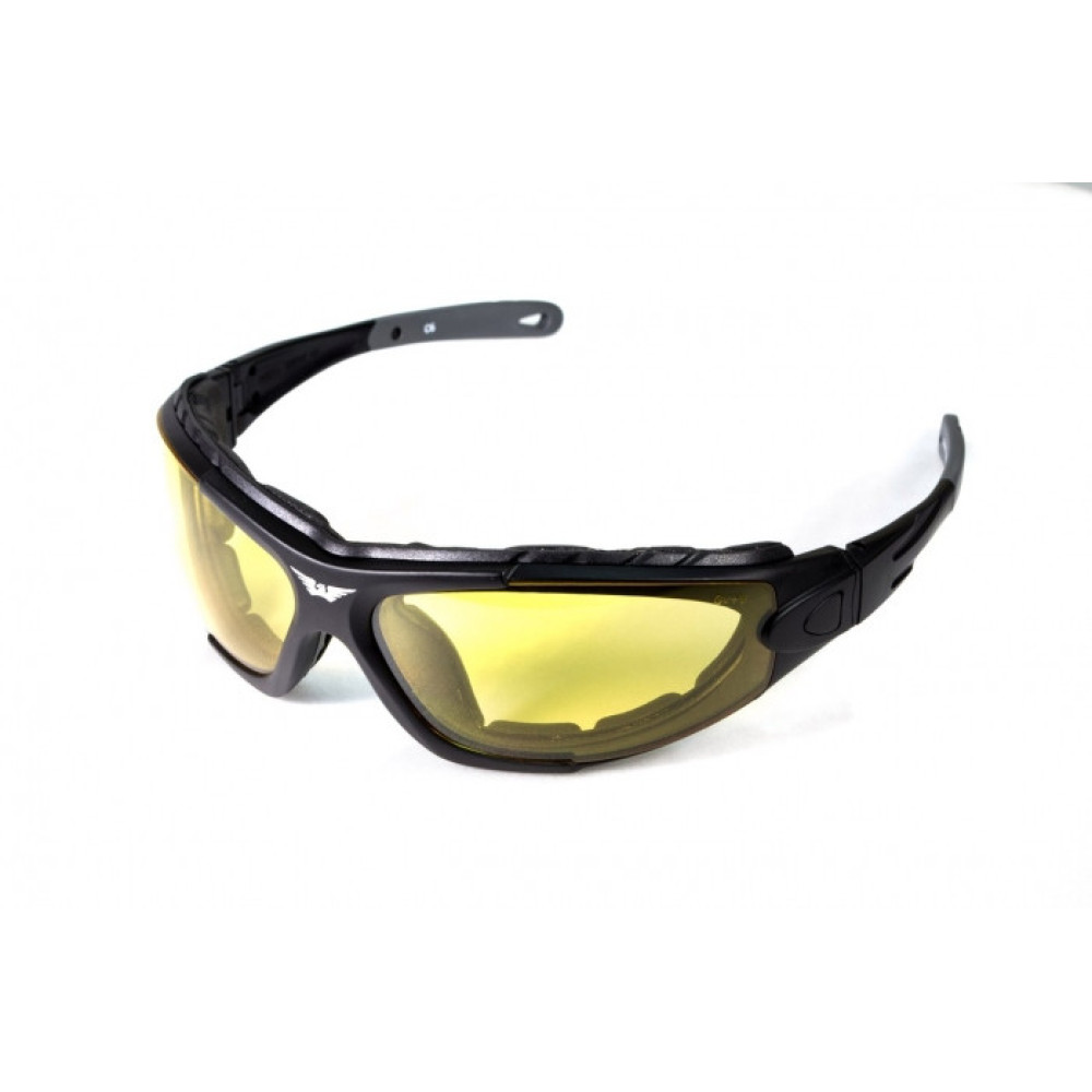 Очки защитные фотохромные Global Vision Shorty Photochromic (yellow) Anti-Fog, желтые фотохромные