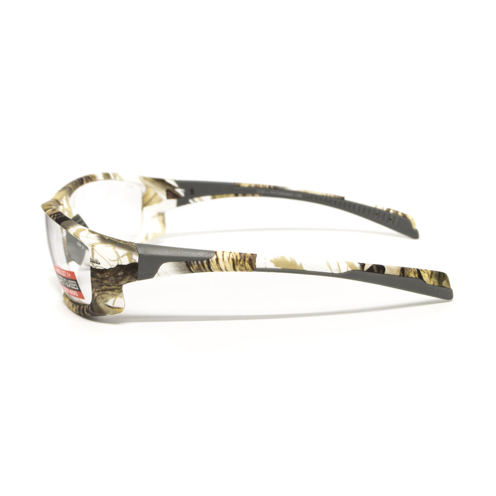 Очки защитные открытые Global Vision Hercules-5 White Camo (clear), прозрачные в камуфлированной оправе