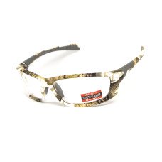 Очки защитные открытые Global Vision Hercules-5 White Camo (clear), прозрачные в камуфлированной оправе