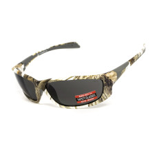 Очки защитные открытые Global Vision Hercules-5 White Camo (gray), серые в камуфлированной оправе