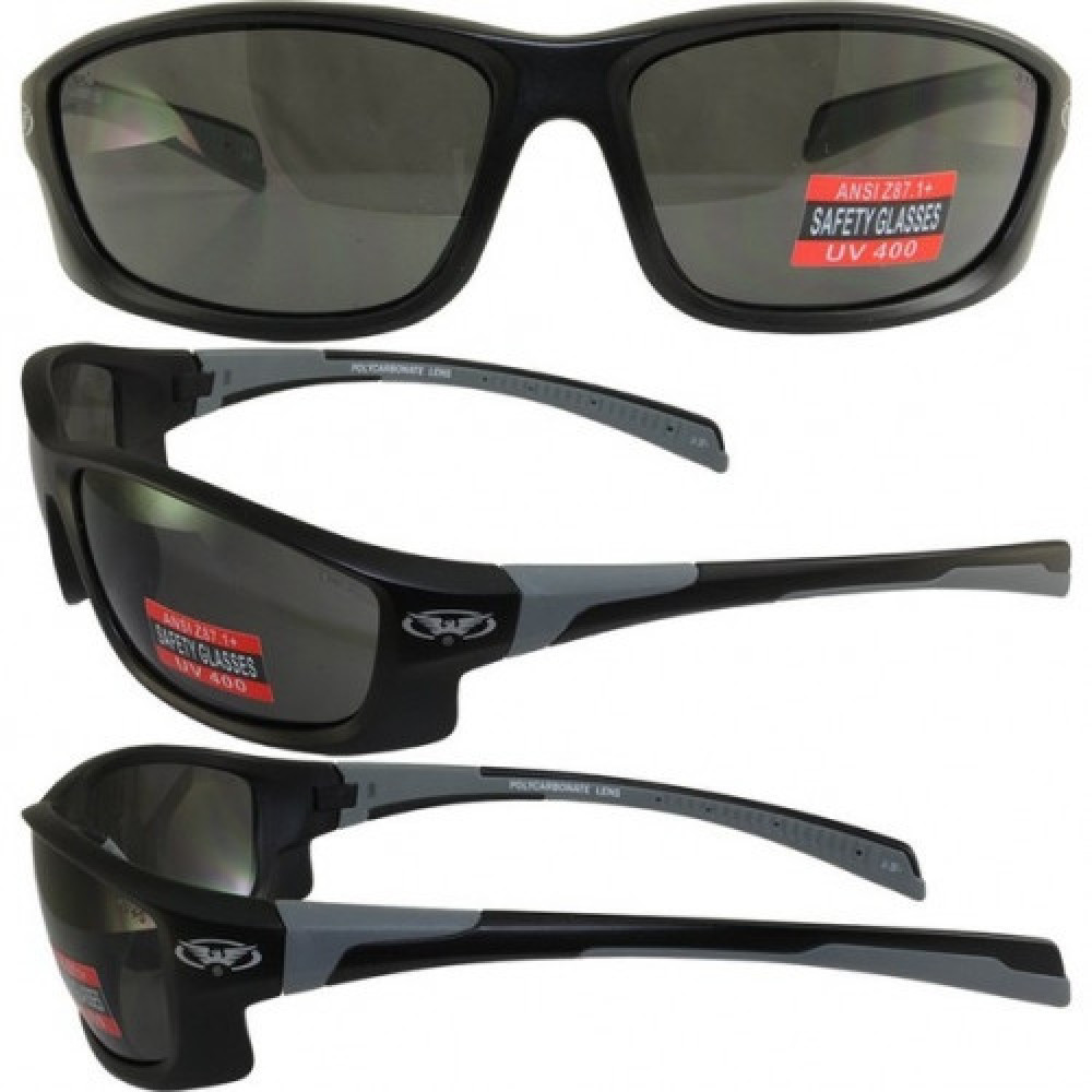 Очки защитные открытые Global Vision Hercules-5 (gray) серые