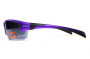 Очки защитные открытые Global Vision Hercules-7 Metallic Purple (flash mirror), зеркальные серые в оправе фиолетовый металлик