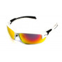 Очки защитные открытые Global Vision Hercules-7 White (G-Tech™ red) красные зеркальные