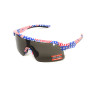 Очки защитные открытые Global Vision Holeshot USA Flag (gray), сірі в оправі прапор США