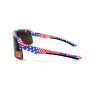 Очки защитные открытые Global Vision Holeshot USA Flag (gray), сірі в оправі прапор США
