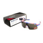 Очки защитные открытые Global Vision Holeshot USA Flag (gray), сірі в оправі прапор США