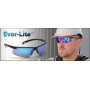 Очки защитные открытые Pyramex Ever-Lite (ice blue mirror), синие зеркальные
