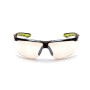 Очки защитные открытые Pyramex Flex-Lyte Black-Lime (clear), прозрачные в чёрно-лаймовой оправе