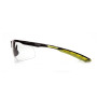 Очки защитные открытые Pyramex Flex-Lyte Black-Lime (clear), прозрачные в чёрно-лаймовой оправе