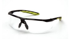 Окуляри захисні Pyramex Flex-Lyte Black-Lime (clear), прозорі в чорно-лаймовій оправі