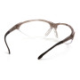 Очки защитные открытые Pyramex Rendezvous Crystal Gray (clear) Anti-Fog, прозрачные в серой полупрозрачной оправе