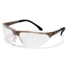 Очки защитные открытые Pyramex Rendezvous Crystal Gray (clear) Anti-Fog, прозрачные в серой полупрозрачной оправе
