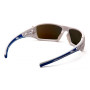 Очки защитные открытые Pyramex Velar White (ice blue mirror) синие зеркальные