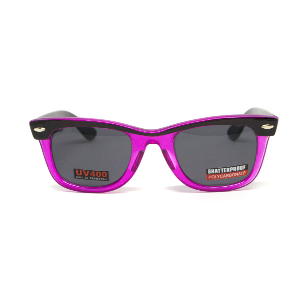 Очки защитные открытые Swag Hipster-4 Pink (gray) серые