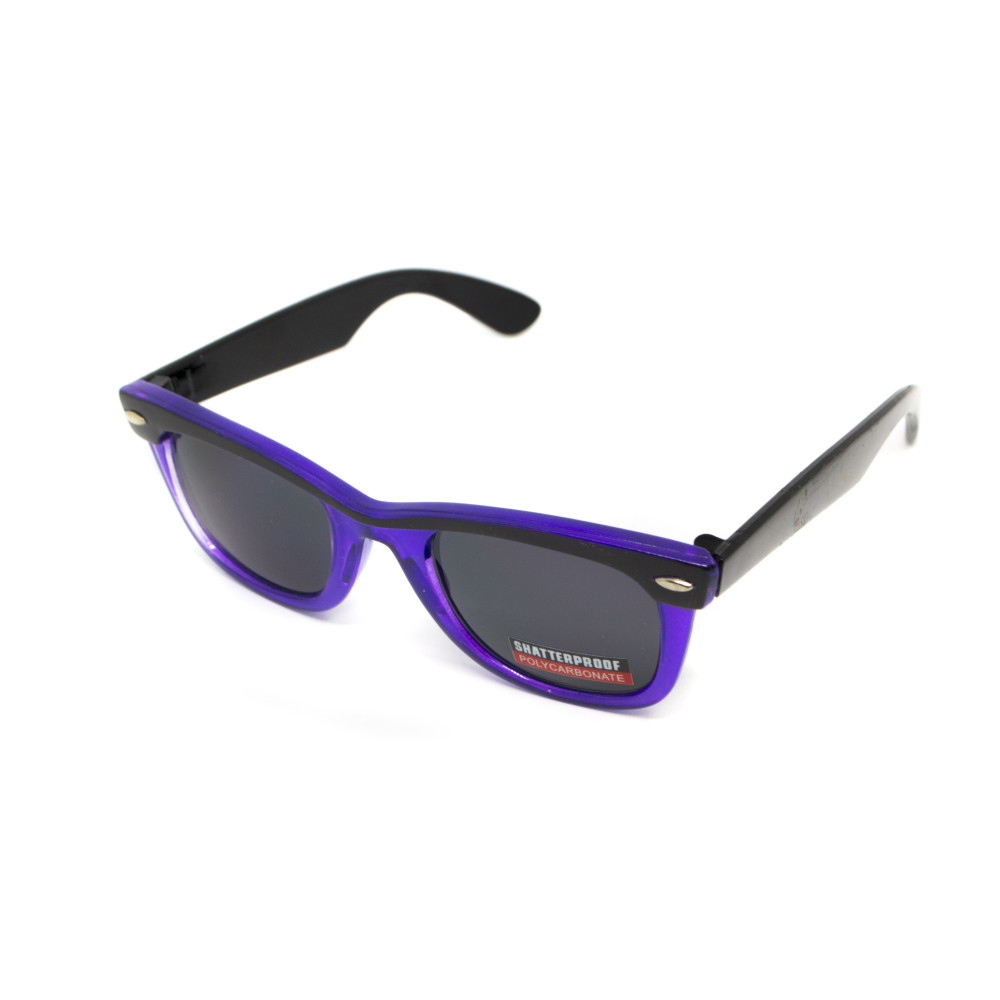 Очки защитные открытые Swag Hipster-4 Purple (gray) серые