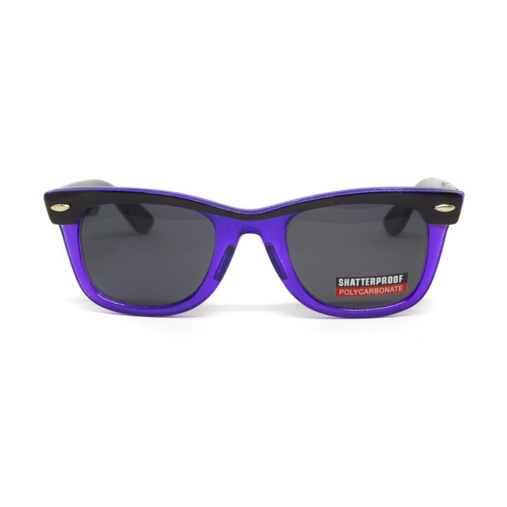Очки защитные открытые Swag Hipster-4 Purple (gray) серые