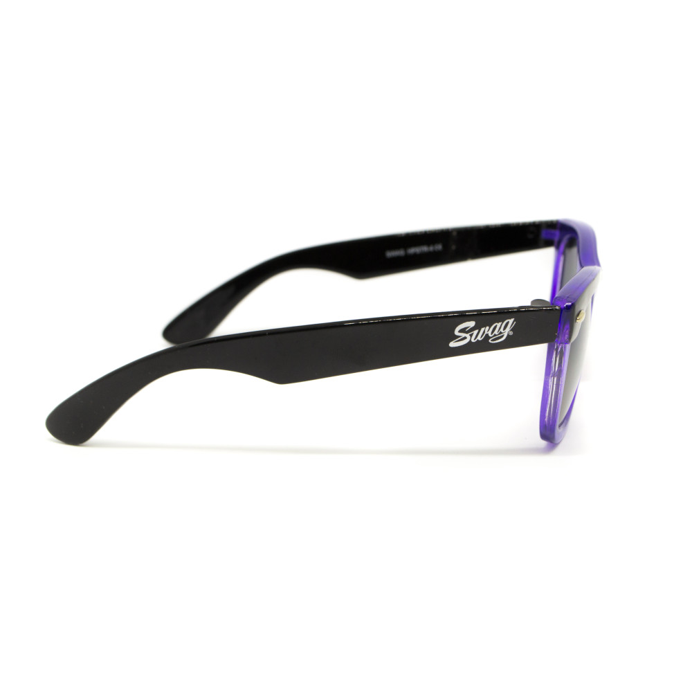 Очки защитные открытые Swag Hipster-4 Purple (gray) серые