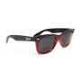 Очки защитные открытые Swag Hipster-4 Red (gray) серые