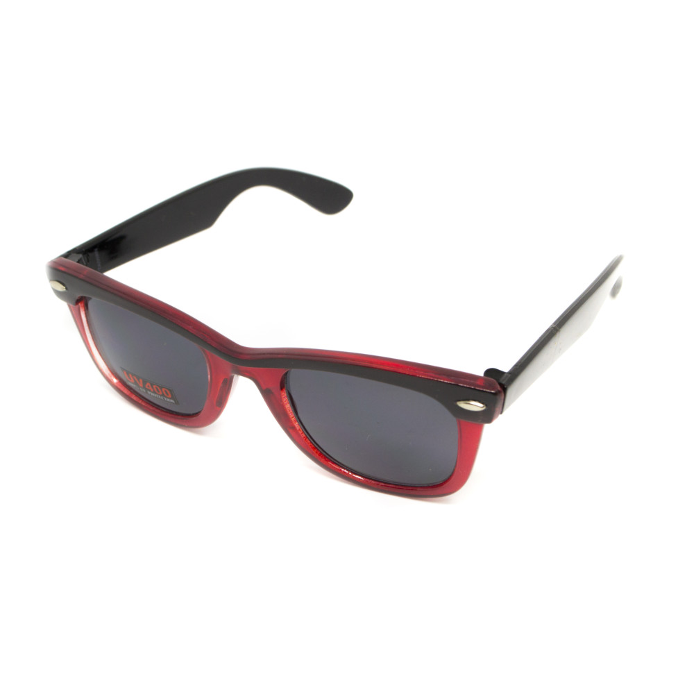 Очки защитные открытые Swag Hipster-4 Red (gray) серые
