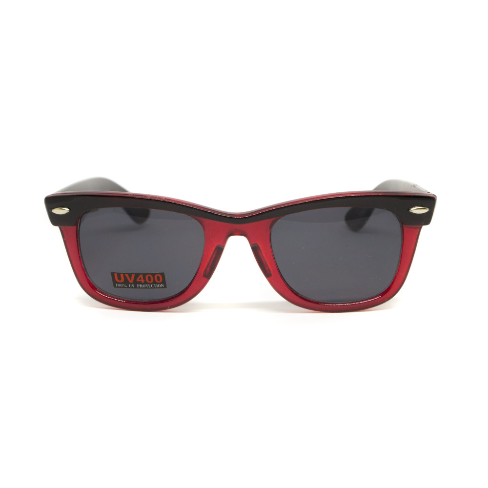 Очки защитные открытые Swag Hipster-4 Red (gray) серые