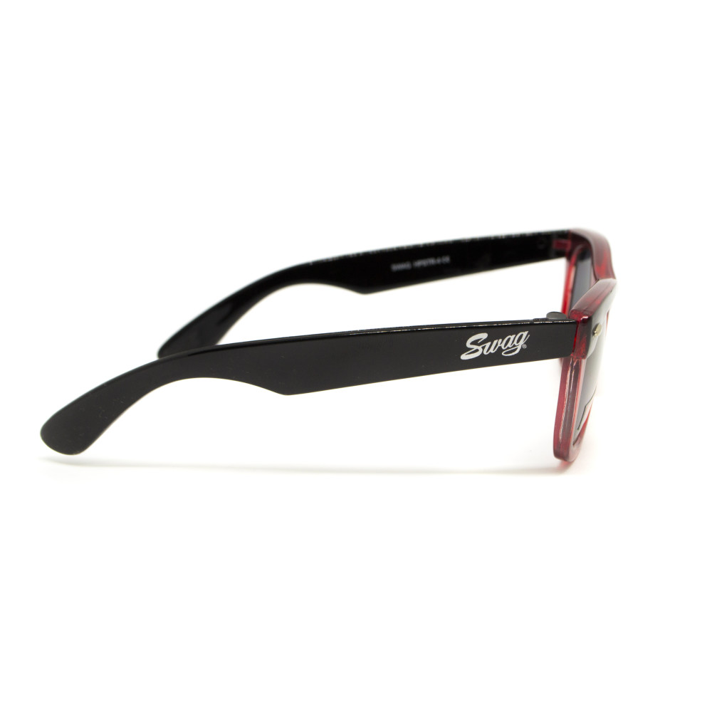 Очки защитные открытые Swag Hipster-4 Red (gray) серые