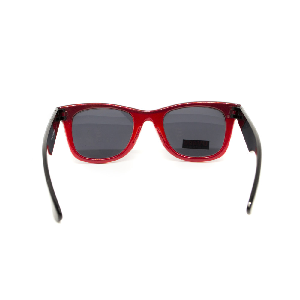 Очки защитные открытые Swag Hipster-4 Red (gray) серые