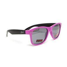 Очки защитные открытые Swag Hipster-B Pink (Flash mirror) зеркальные серые