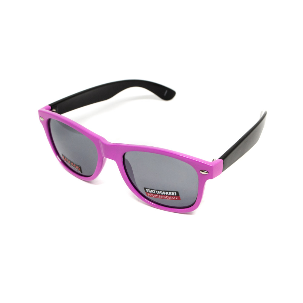 Очки защитные открытые Swag Hipster-B Pink (Flash mirror) зеркальные серые