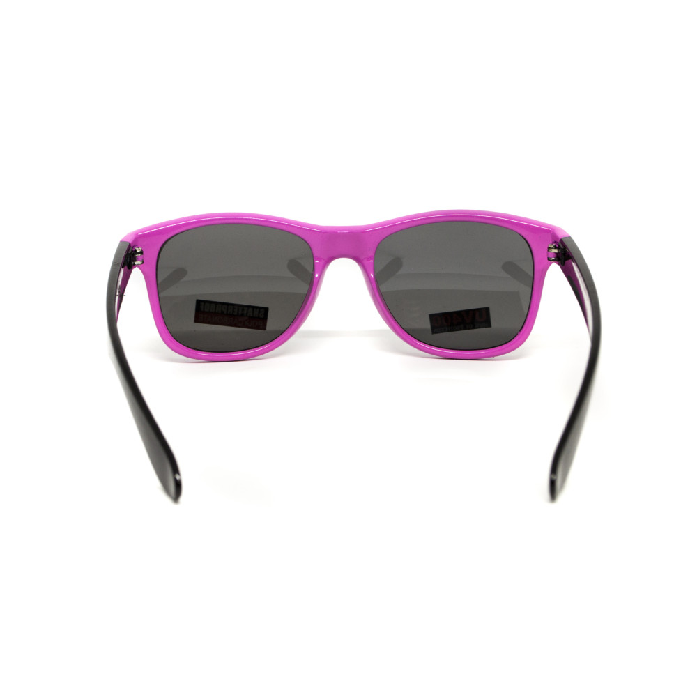 Очки защитные открытые Swag Hipster-B Pink (Flash mirror) зеркальные серые