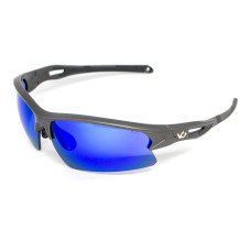 Очки защитные открытые Venture Gear MontEagle GunMetal (ice blue mirror) Anti-Fog, синие зеркальные