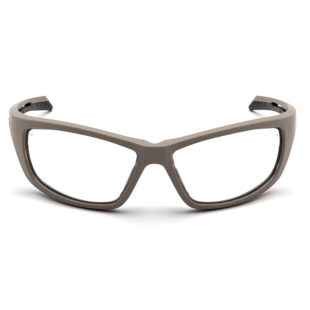 Очки защитные открытые Venture Gear Tactical Howitzer Tan (clear) Anti-Fog, прозрачные в песочной оправе
