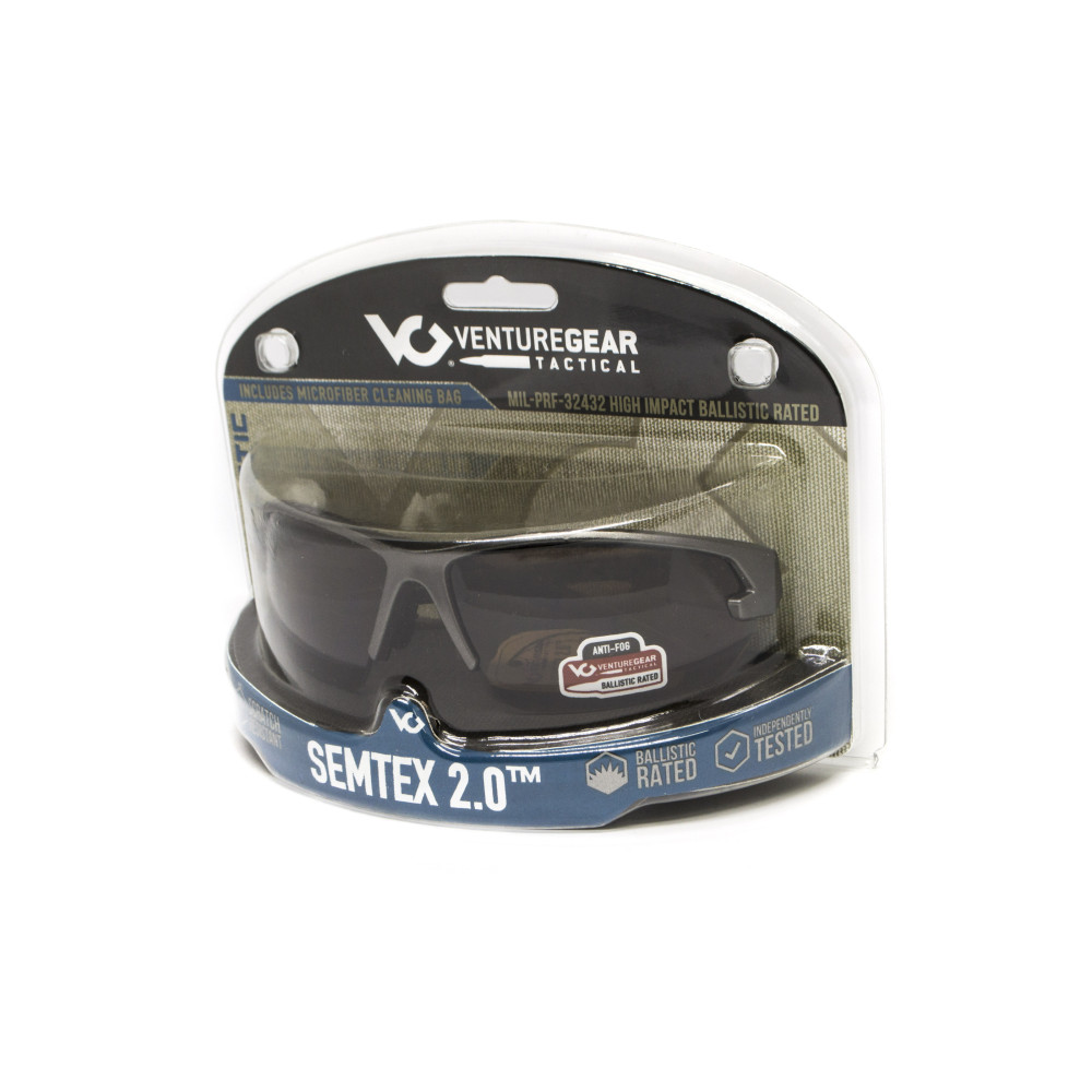 Очки защитные открытые Venture Gear Tactical Semtex Tan (Anti-Fog) (bronze) коричневые