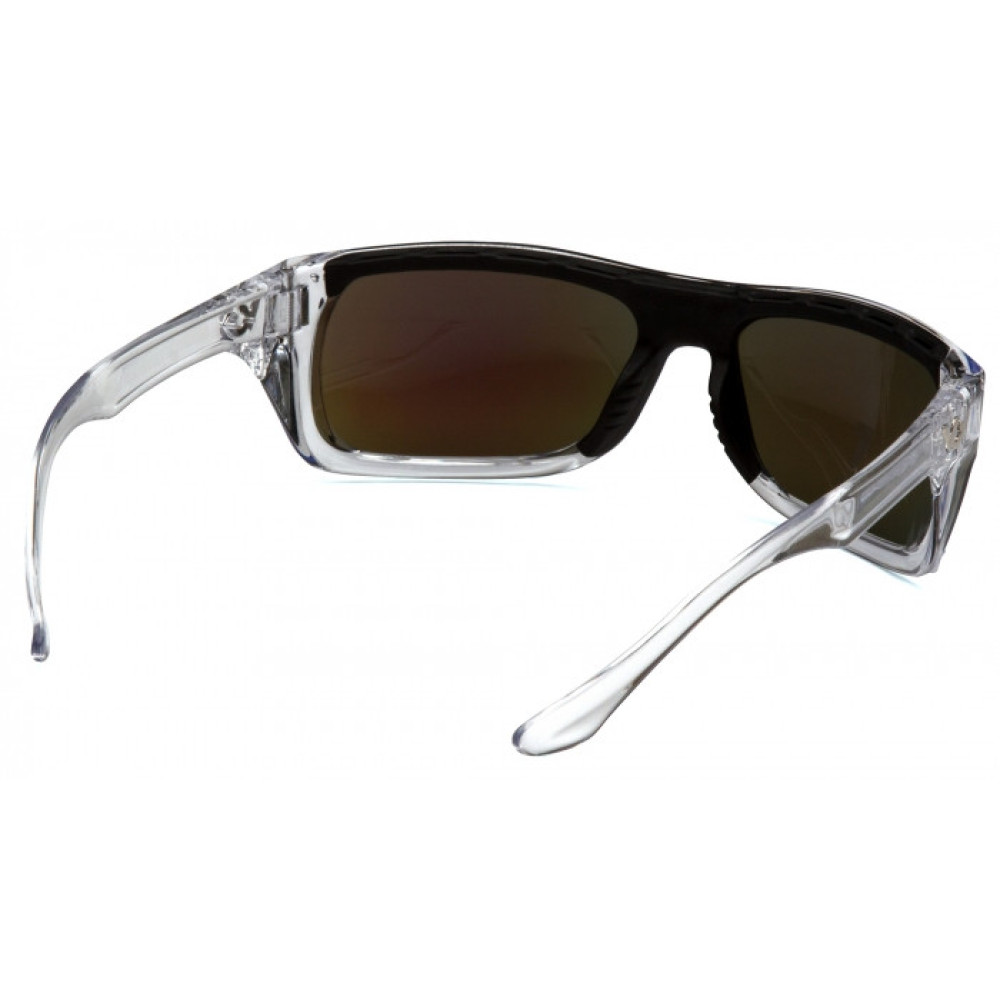 Очки защитные открытые Venture Gear Vallejo Crystal (ice blue mirror) Аnti-Fog, синие зеркальные в прозрачной оправе