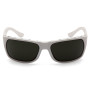 Очки защитные открытые Venture Gear Vallejo White (forest gray) Anti-Fog, серо-зеленые в белой оправе