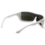 Очки защитные открытые Venture Gear Vallejo White (forest gray) Anti-Fog, серо-зеленые в белой оправе