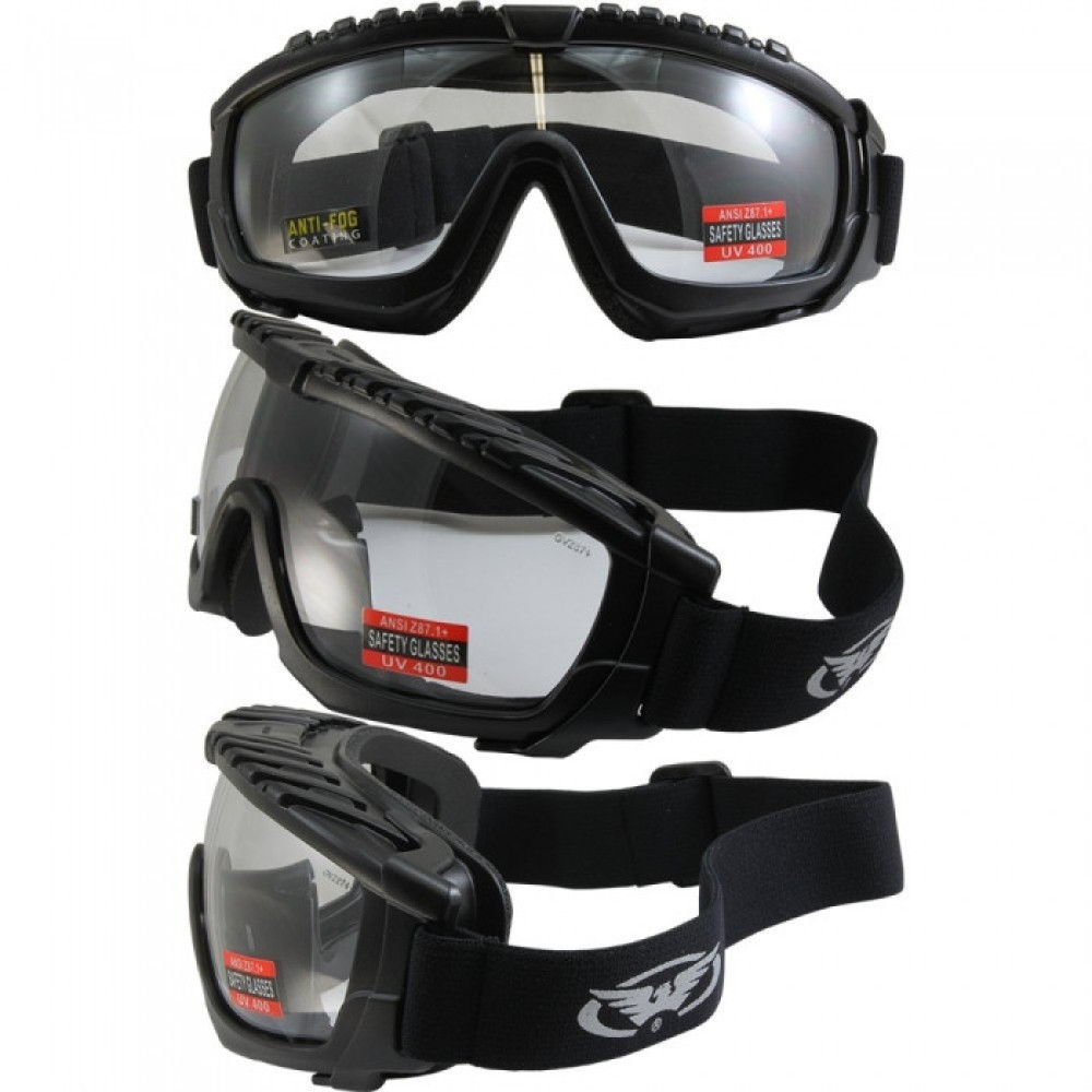 Очки защитные с уплотнителем Global Vision Ballistech-1 (clear) Anti-Fog, прозрачные