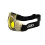 Очки защитные с уплотнителем Global Vision Eliminator Camo Forest (yellow), желтые в камуфлированной оправе