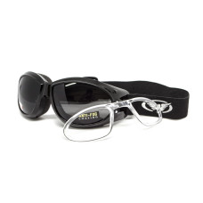 Очки защитные с уплотнителем Global Vision Eliminator RX (gray) Anti-Fog, серые с диоптрической вставкой