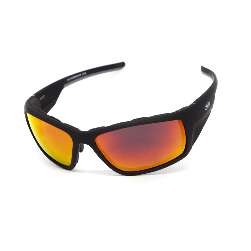 Очки защитные с уплотнителем Global Vision Kinetic (G-Tech™ red), зеркальные красные