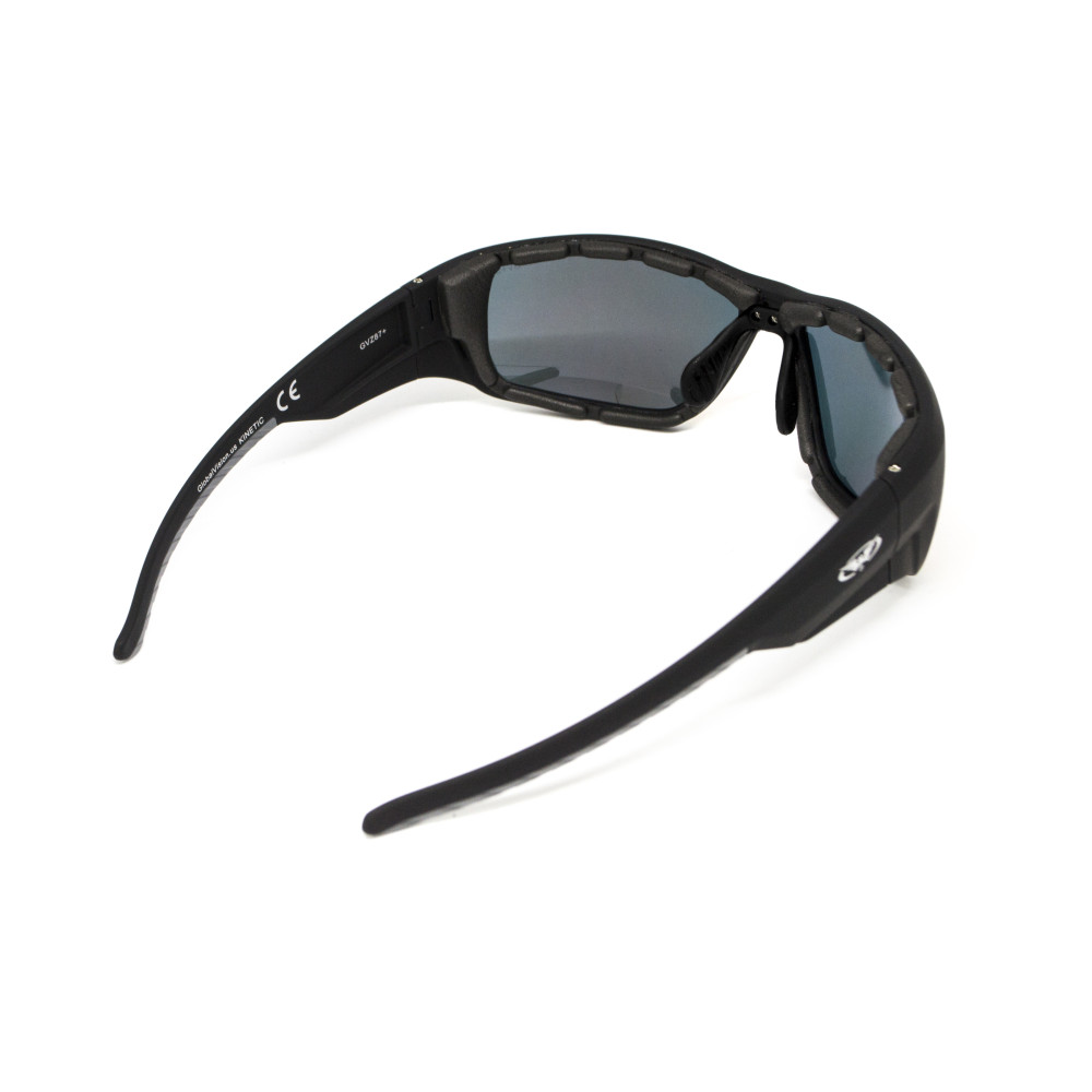 Очки защитные с уплотнителем Global Vision Kinetic (G-Tech™ red), зеркальные красные
