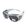 Очки защитные с уплотнителем Global Vision Outfitter Metallic (gray) Anti-Fog, серые
