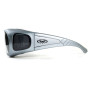 Очки защитные с уплотнителем Global Vision Outfitter Metallic (gray) Anti-Fog, серые