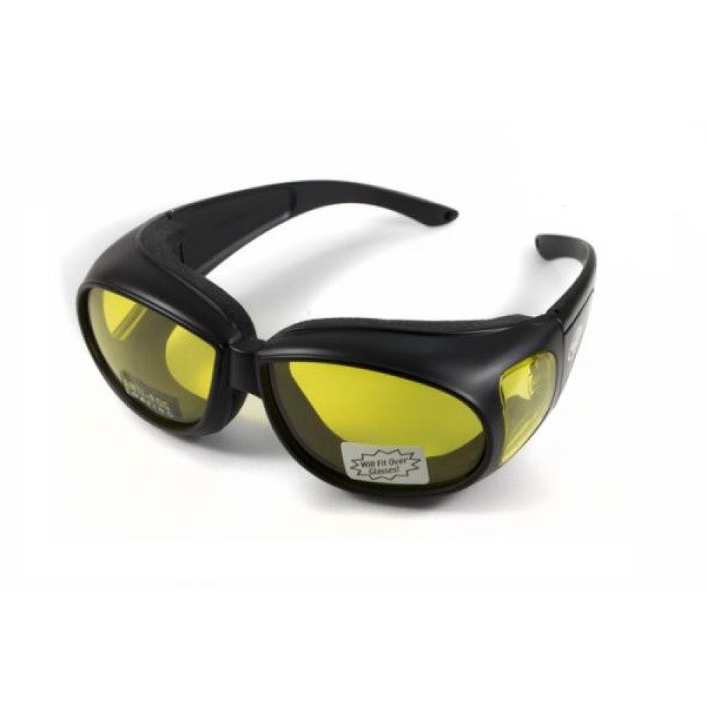 Очки защитные с уплотнителем Global Vision Outfitter (yellow) Anti-Fog, желтые