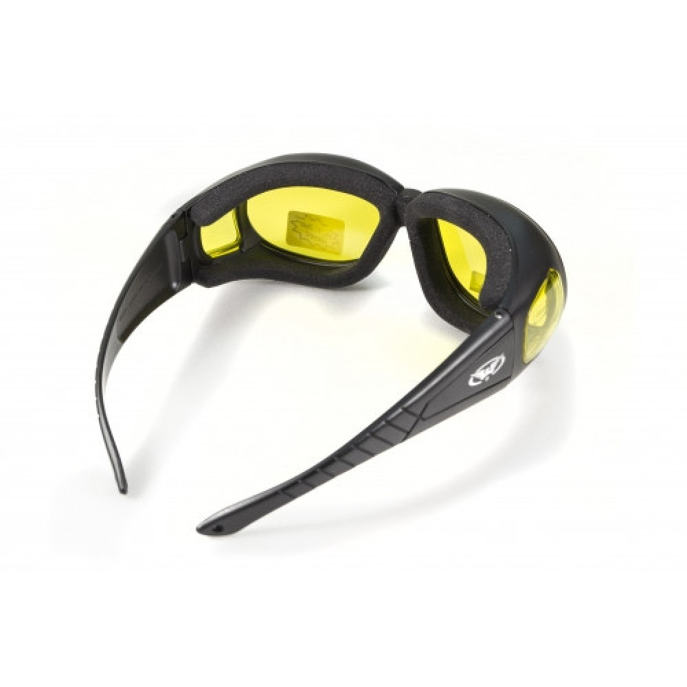 Очки защитные с уплотнителем Global Vision Outfitter (yellow) Anti-Fog, желтые