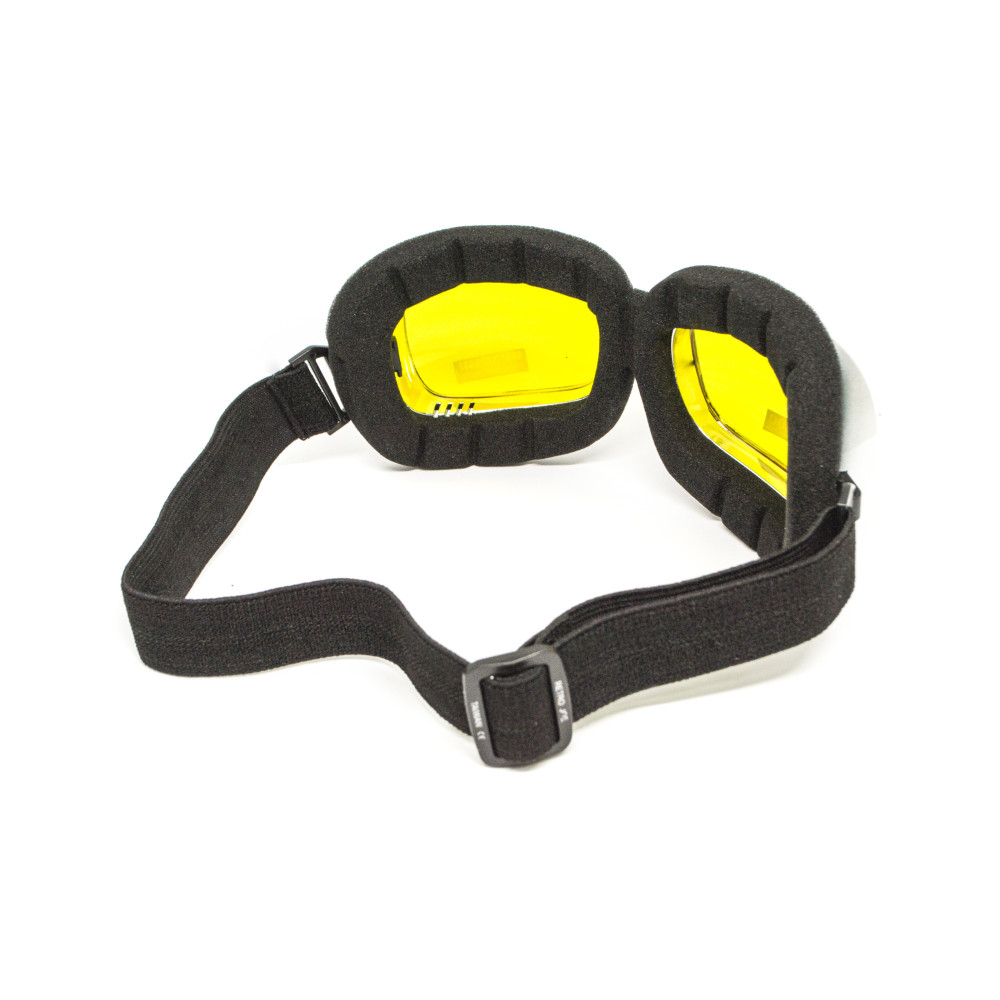 Очки защитные с уплотнителем Global Vision Retro Joe (yellow) желтые
