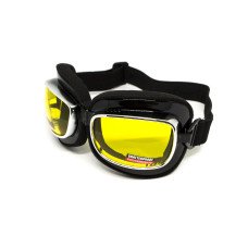Очки защитные с уплотнителем Global Vision Retro Joe (yellow) желтые